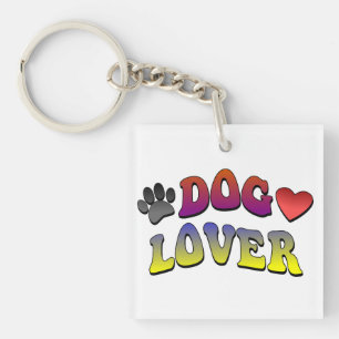 Porte-clefs Police Vintage Super Amoureux des chiens