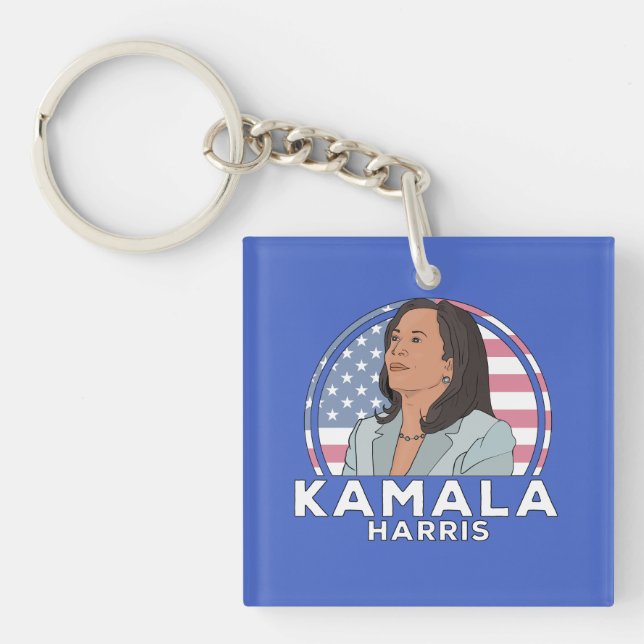 Porte-clefs Politique Kamala Harris (Devant)