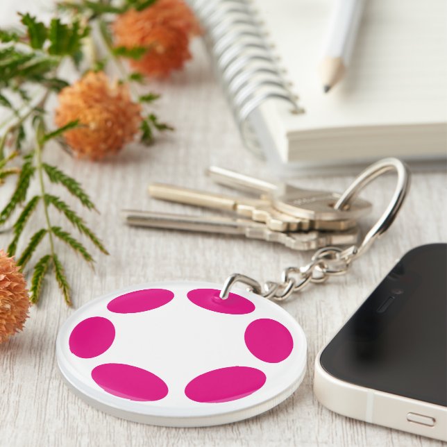 Porte-clefs Polkadot (Devant droit)