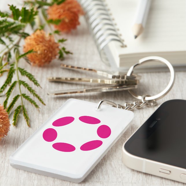 Porte-clefs Polkadot (Devant droit)