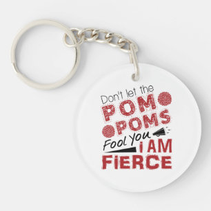 Porte-clefs Pom-pom girl ne laissez pas les Pom Poms vous trom
