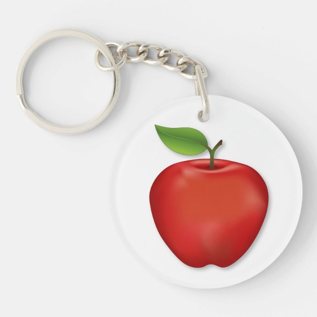 Porte-clefs Pomme rouge (Devant)