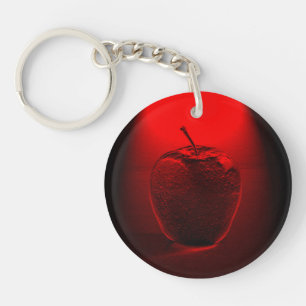 Porte-clefs Pomme rouge cristallisée