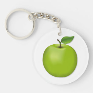 Porte-clefs Pomme verte