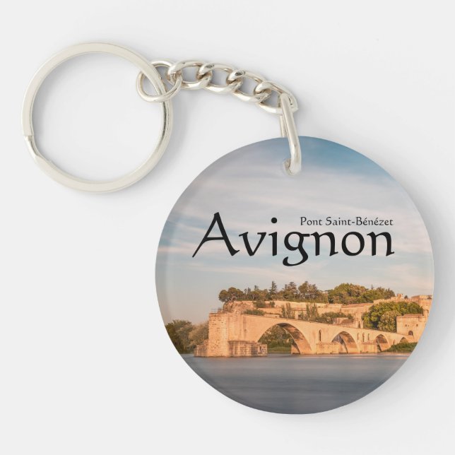 Porte-clefs Pont d'Avignon France (Devant)
