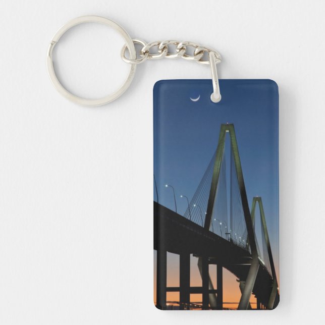 Porte-clefs Pont de Jr. d'Arthur Ravenel au crépuscule (Devant)