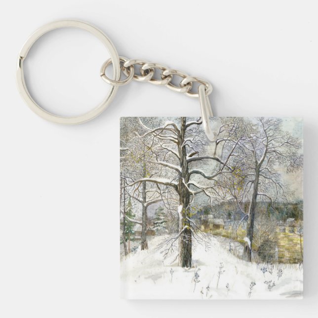 Porte-clefs pont d'hiver (Devant)