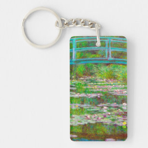 Porte-clefs Pont japonais Monet et nappes d'eau