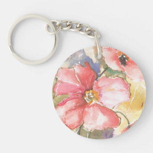 Porte-clefs Poppies douces I