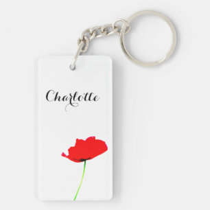 Porte-clefs POPPY Joli Porte - clé à deux côtés personnali