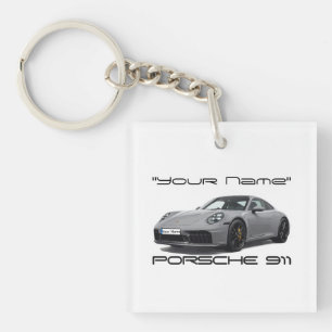 Porte-clefs Porsche 911 (PERSONNALISÉ) 992.2