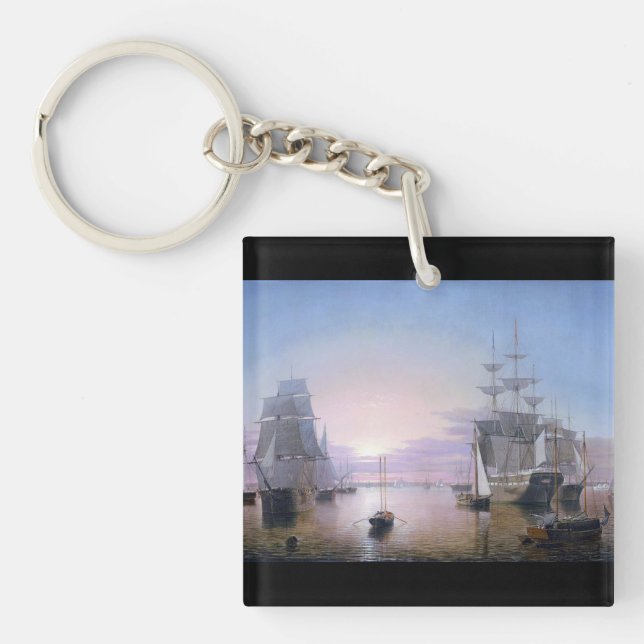 Porte-clefs Port de Boston 1850 (Devant)