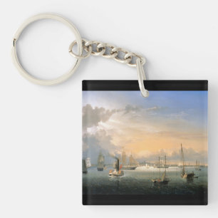 Porte-clefs Port de Boston 1854