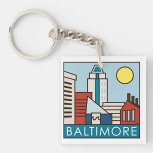 Porte-clefs Port intérieur de Baltimore