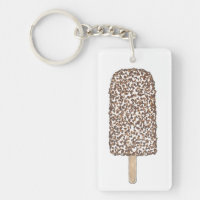 Porte - clé à la crème glacée Eclair au chocolat