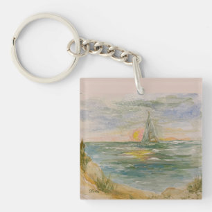 Porte-clefs Porte - clé à voile Sunset