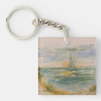 Porte-clefs Porte - clé à voile Sunset