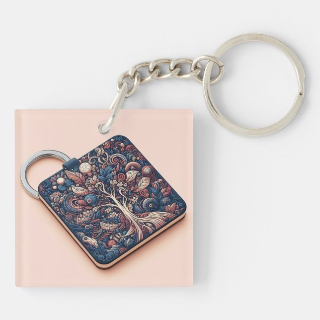 Porte-clefs Porte - clé acrylique (Dos)