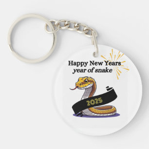 Porte-clefs Porte - clé acrylique 2025 : Année du serpent