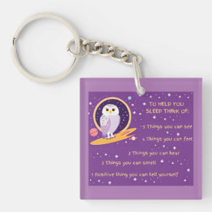 Porte-clefs porte - clé acrylique à 5 étapes