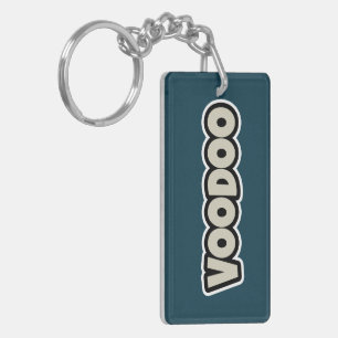 Porte-clefs Porte - clé acrylique à jeton Voodoo