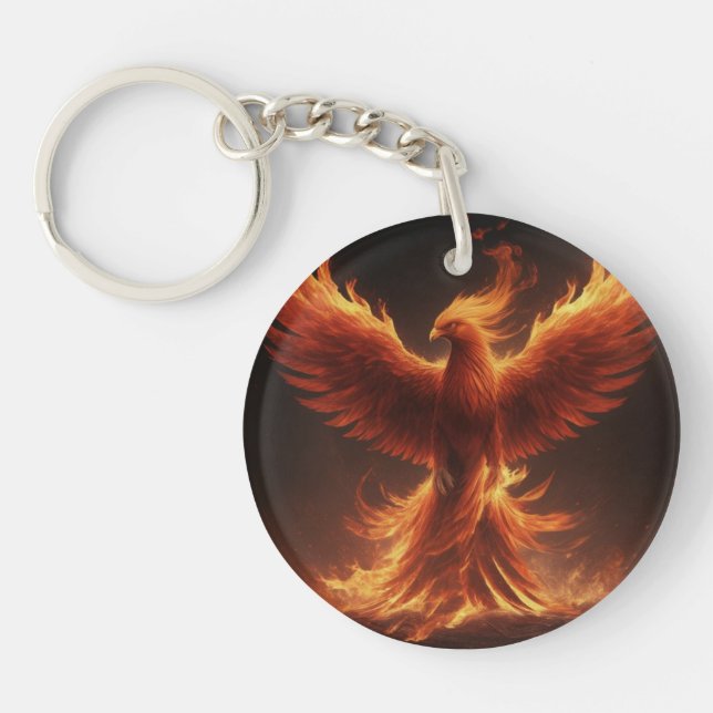 Porte-clefs Porte - clé acrylique ascendant Phoenix (Devant)