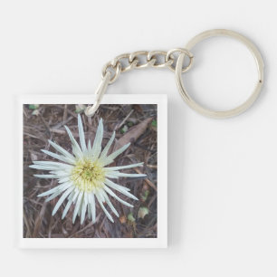 Porte-clefs Porte - clé acrylique avec belle fleur