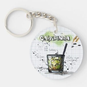 Porte-clefs Porte - clé acrylique Caipirinha
