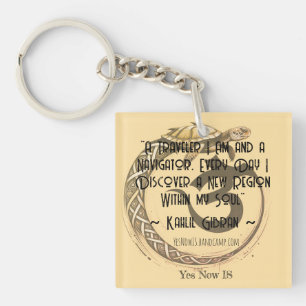 Porte-clefs Porte - clé acrylique carré