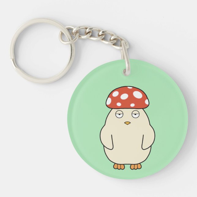 Porte-clefs Porte - clé acrylique, Carré (recto unique) (Devant)