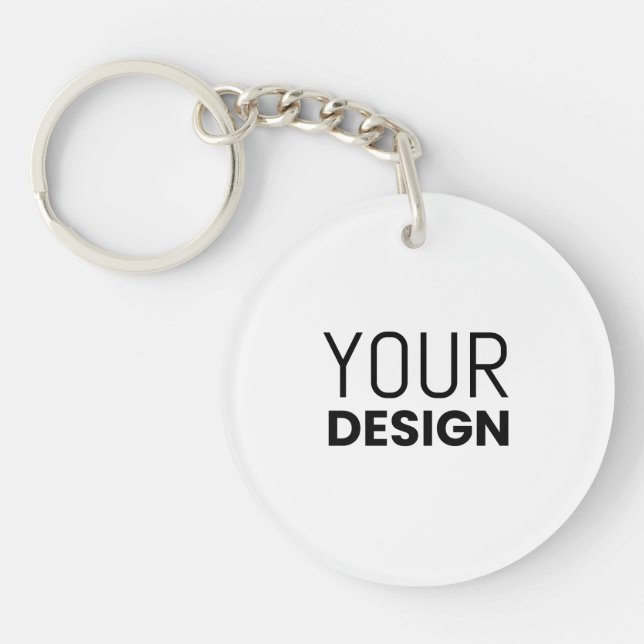 Porte-clefs Porte - clé acrylique circulaire (Devant)