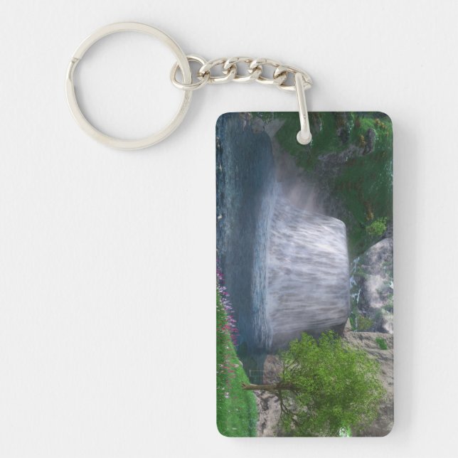 Porte-clefs Porte - clé acrylique Cwm Waterfall (Devant)
