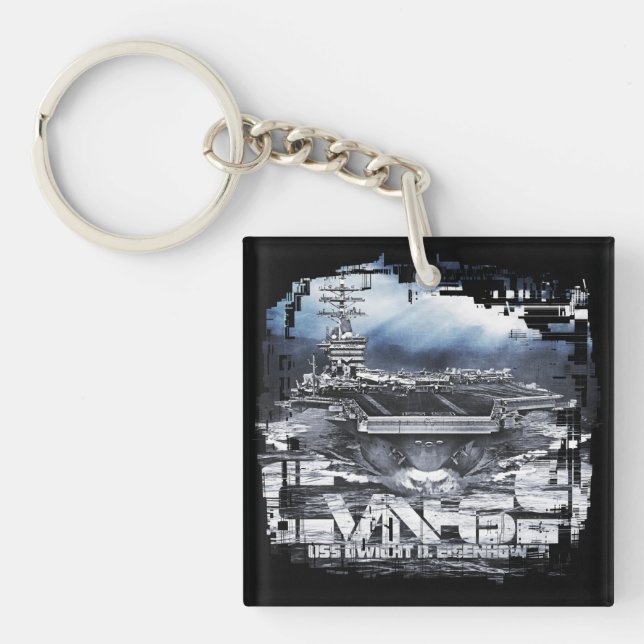 Porte-clefs Porte - clé acrylique D.D.Eisenhower (Devant)