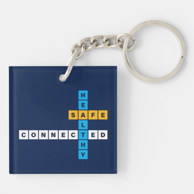 Porte-clefs Porte - clé acrylique DCF (Dos)