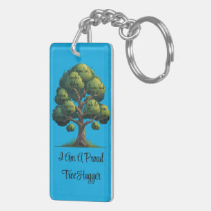 Porte-clefs Porte - clé acrylique de l'arbre de Fierté