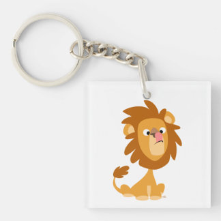Porte-clefs Porte - clé acrylique de Lion de carton soyeux mig