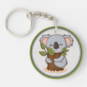 Porte-clefs Porte - clé acrylique de l'ours Koala