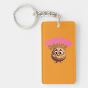 Porte-clefs Porte - clé acrylique de poulet dansant