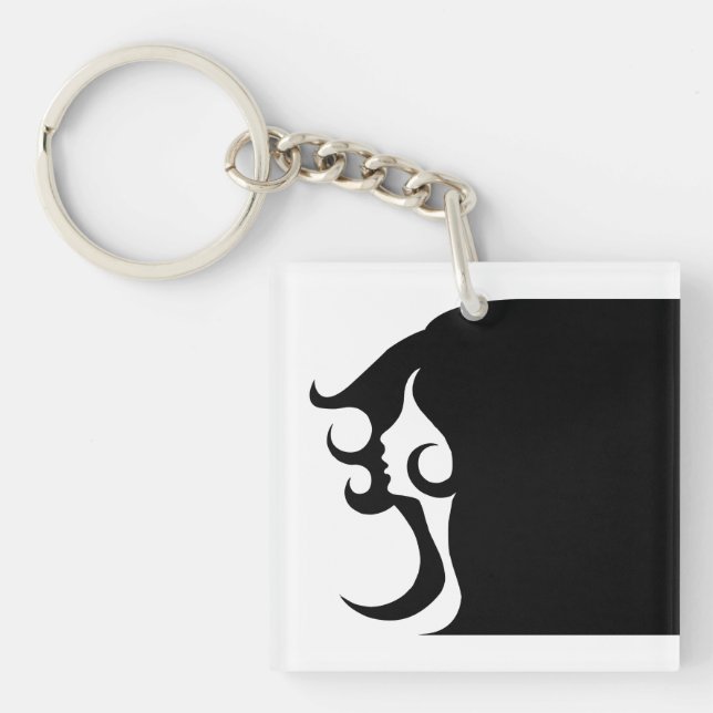 Porte-clefs Porte - clé acrylique Deco Mod Femme (Devant)