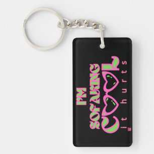 Porte-clefs porte - clé acrylique drôle "SOFAKING COOL 2"