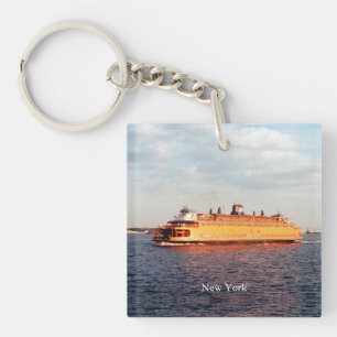 Porte-clefs Porte - clé acrylique du ferry de Staten Island