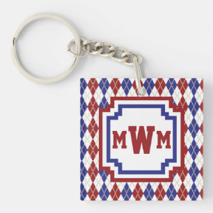 Porte-clefs Porte - clé acrylique du Jacquard Americana