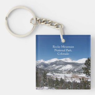 Porte-clefs Porte - clé acrylique du parc national Rocky Mount