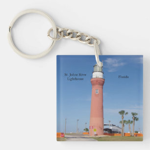 Porte-clefs Porte - clé acrylique du phare de St. Johns River