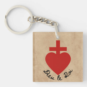 Porte-clefs Porte - clé acrylique du Sacré-Coeur