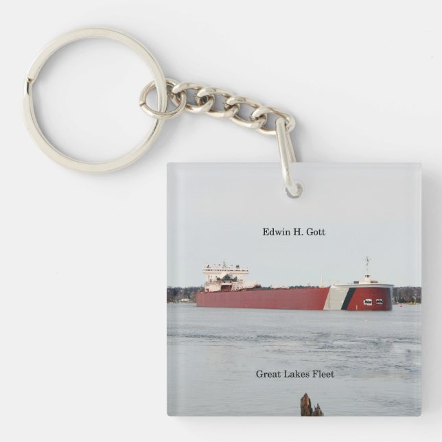 Porte-clefs Porte - clé acrylique Edwin H. Gott (Devant)