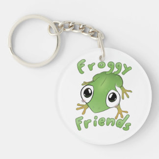 Porte-clefs Porte - clé acrylique Froggy Friends
