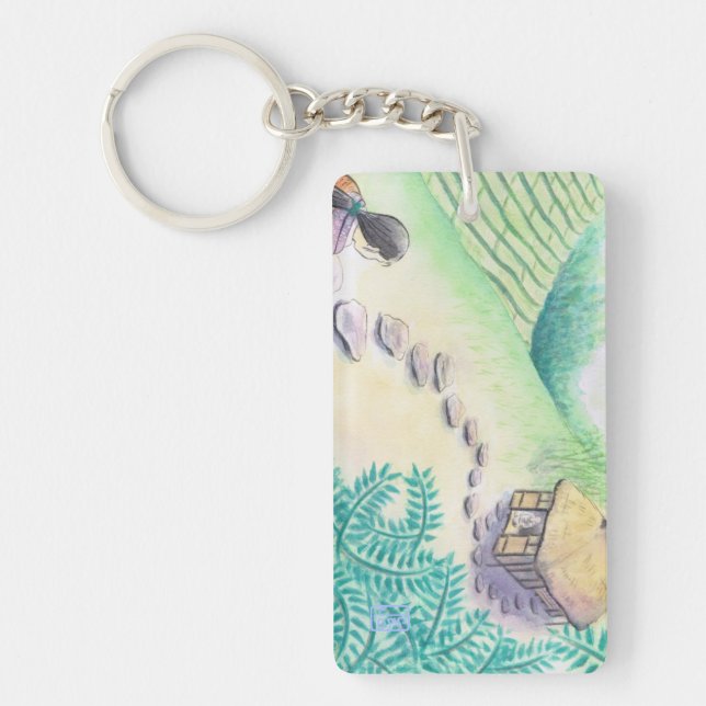 Porte-clefs Porte - clé acrylique Furusato (Devant)