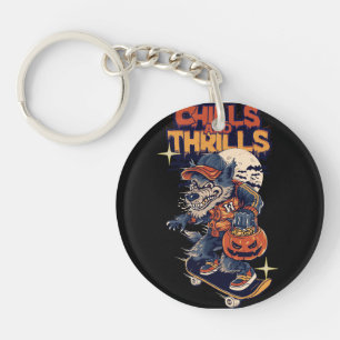 Porte-clefs Porte - clé acrylique helloween jour cadeau spécia