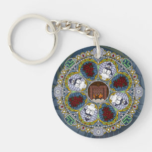 Porte-clefs Porte - clé acrylique Hiver Nouveau